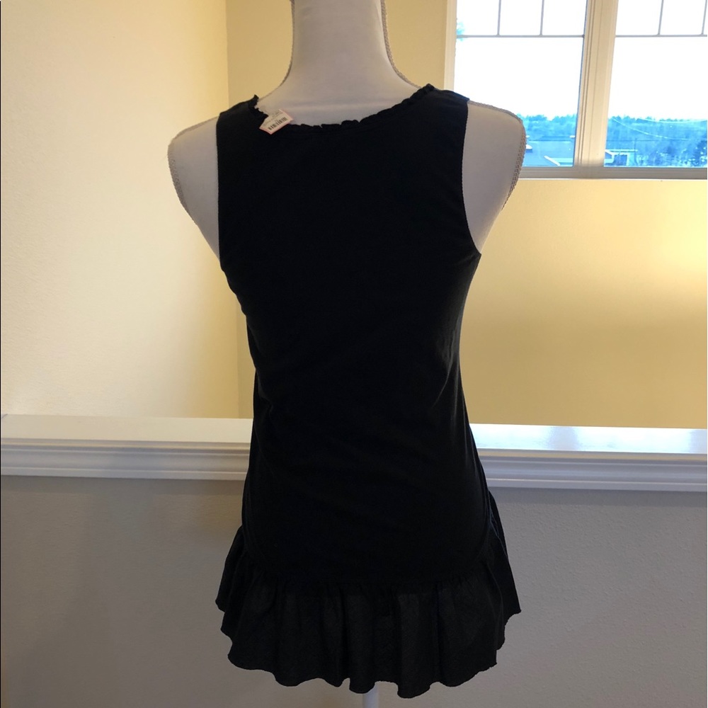 Generra Black tank top / coverup - size M - Picture 7 of 8